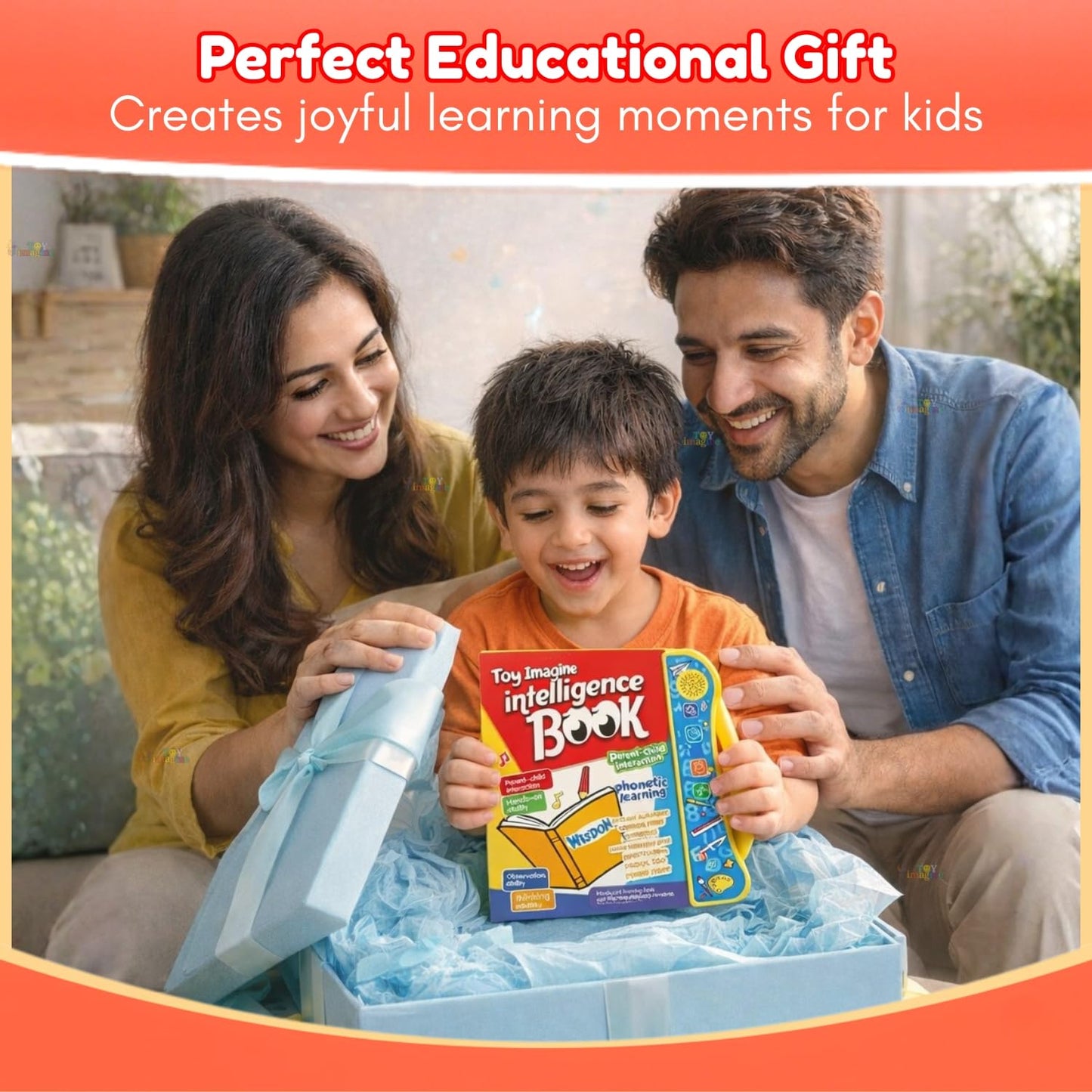 Toy Imagine Interactive Sound Book for Kids with Marker
