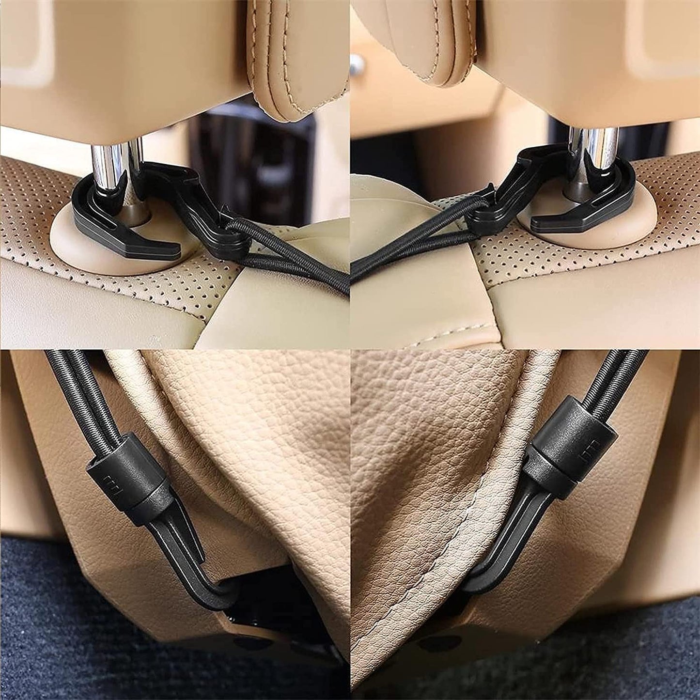 Lustre 3-Layer Car Mesh Organizer Driver Storage Netting Pouch 💥