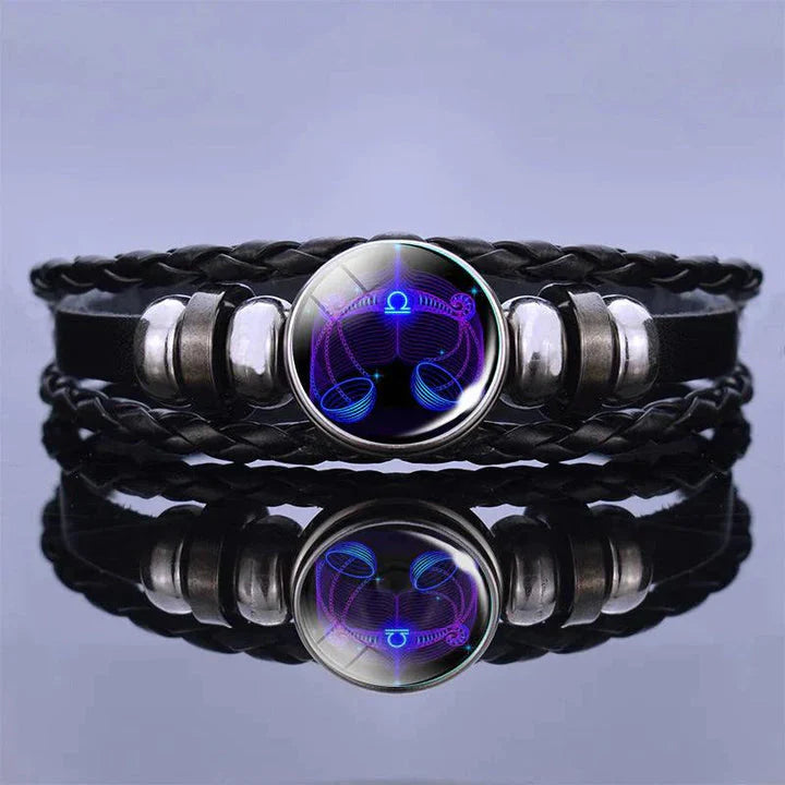 🎉Zodiac Constellations Luminous Starry Sky Punk Style Bracelet for All ⭐🌙